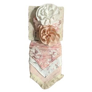 Ava Olivia Baby Girl Headbands & Bibs